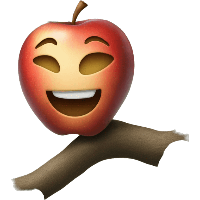 apple in tree emoji