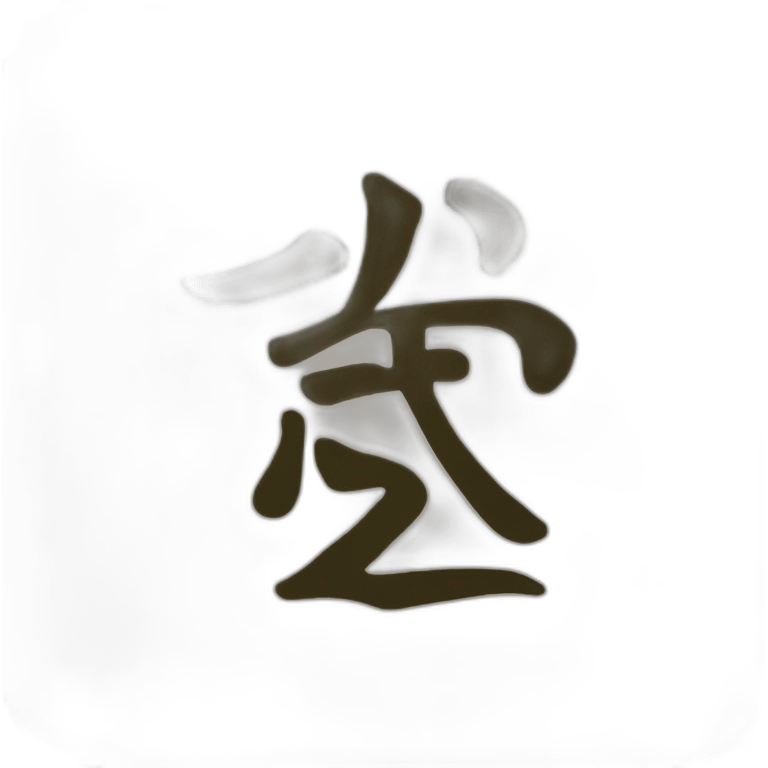 Kanji "ten" emoji