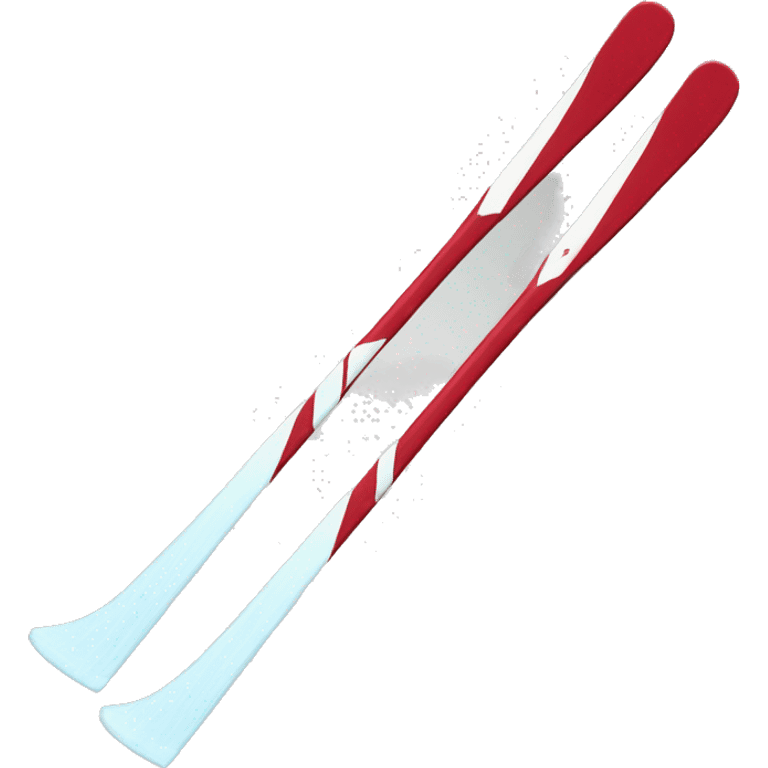 Deep red Skis emoji