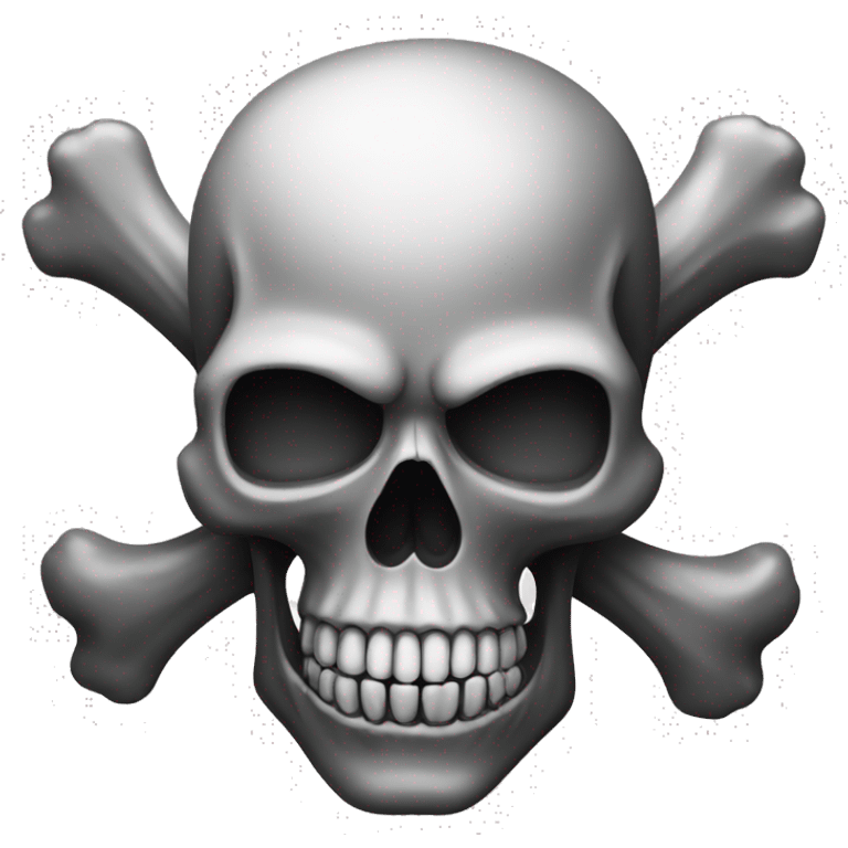 Skull and crossbones emoji