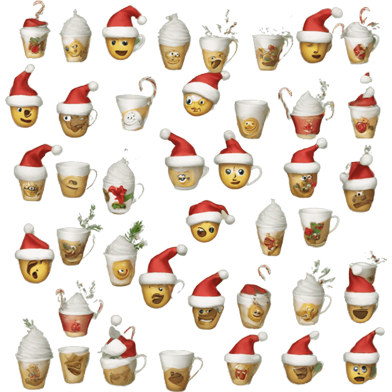 Christmas cup emoji