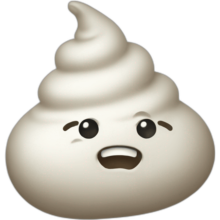 White poop emoji