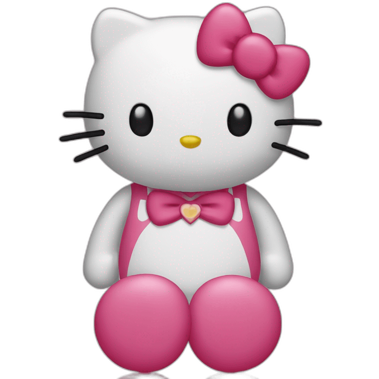 Hello kitty love emoji