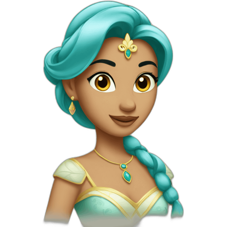 Princesse jasmine emoji