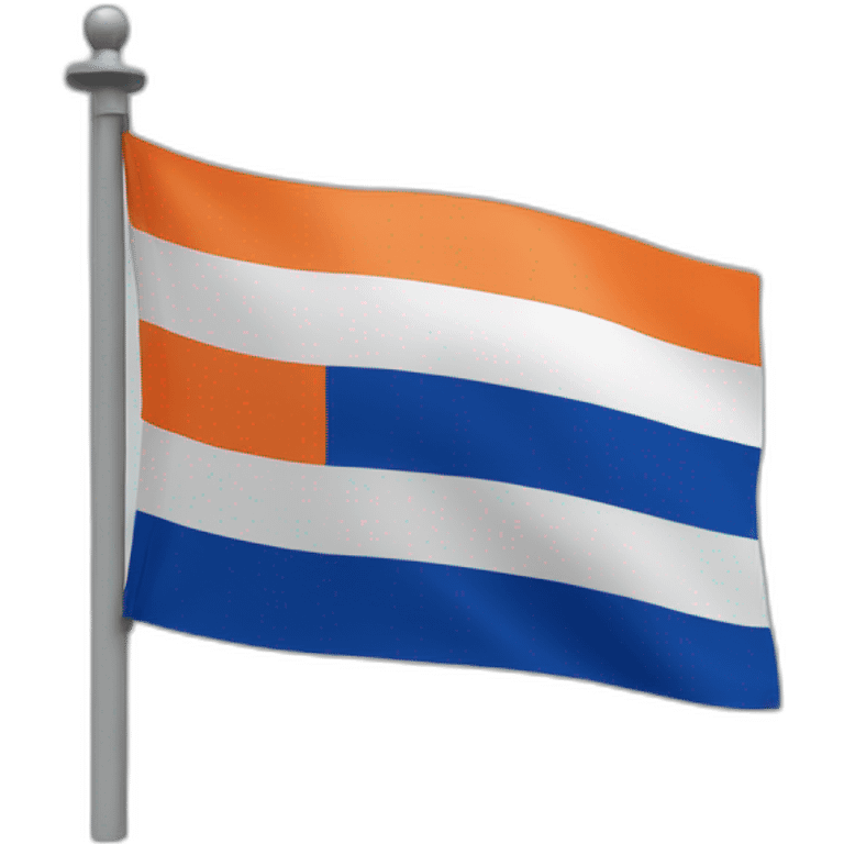 Flag of the netherlands 3d emoji