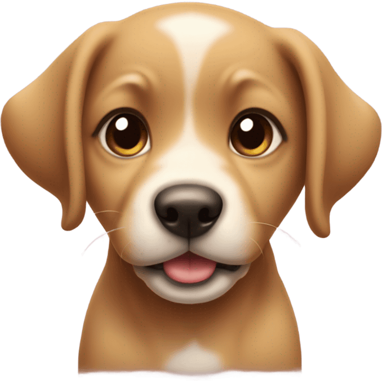 Cute puppy to say love emoji