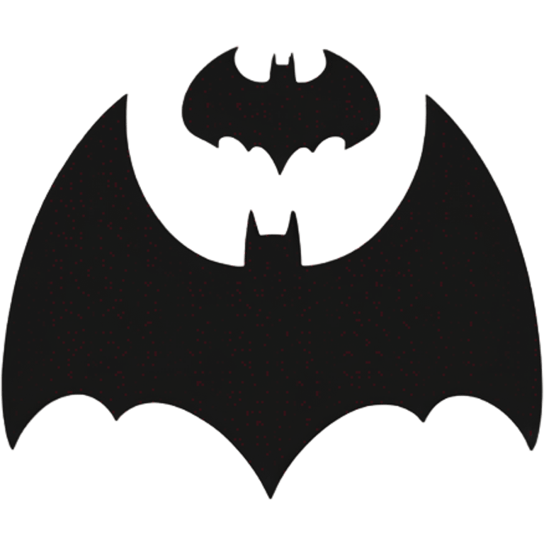 batman logo emoji