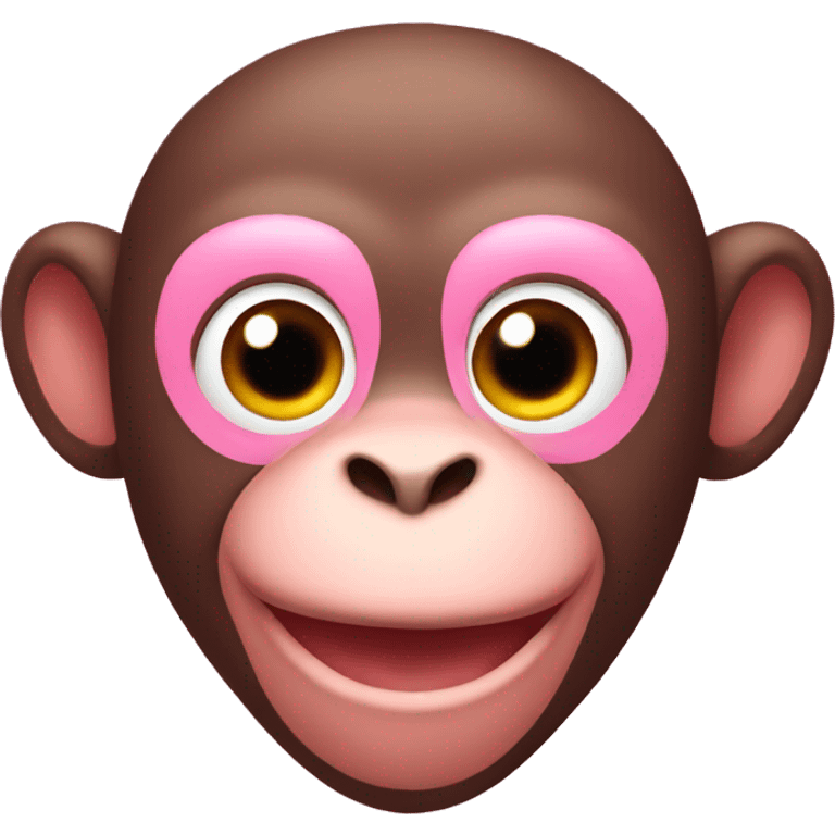 pink monkey emoji