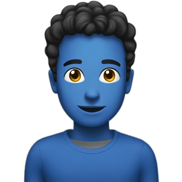 blue-Internet emoji