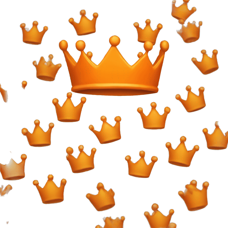 orange crown (only the crown) emoji