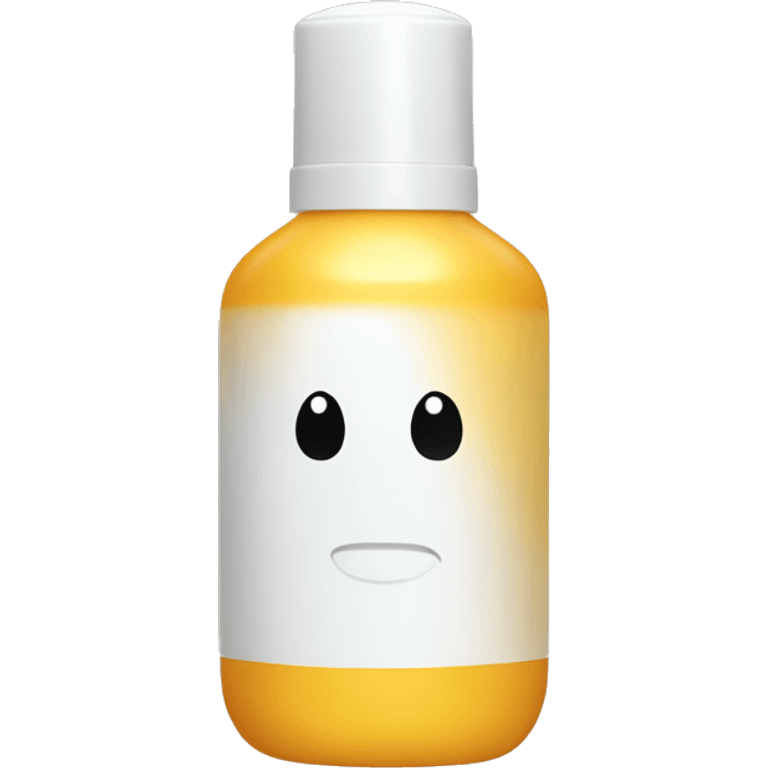 little facial sunscreen bottle emoji