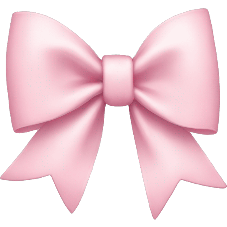 light pink bow emoji