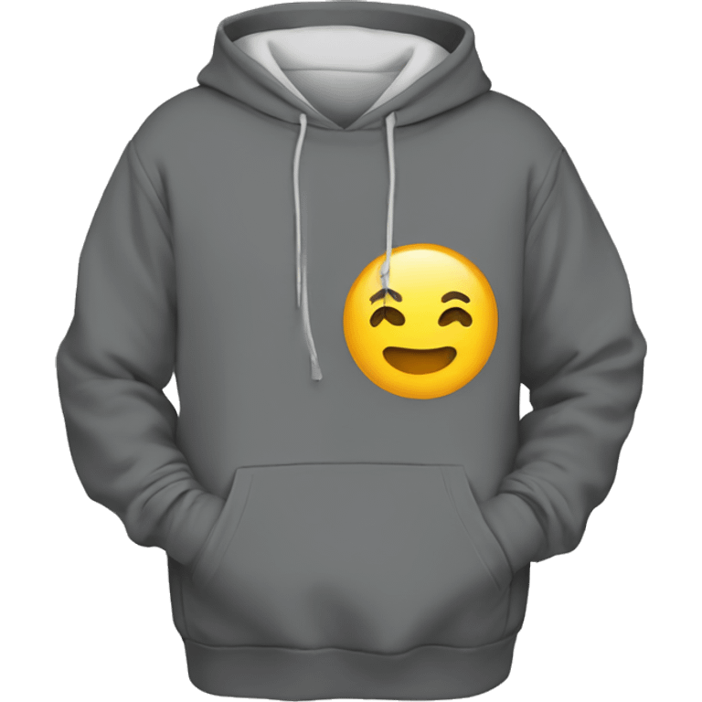 stylish oversize hoodie without person emoji