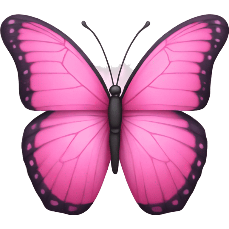 Pink butterfly  emoji