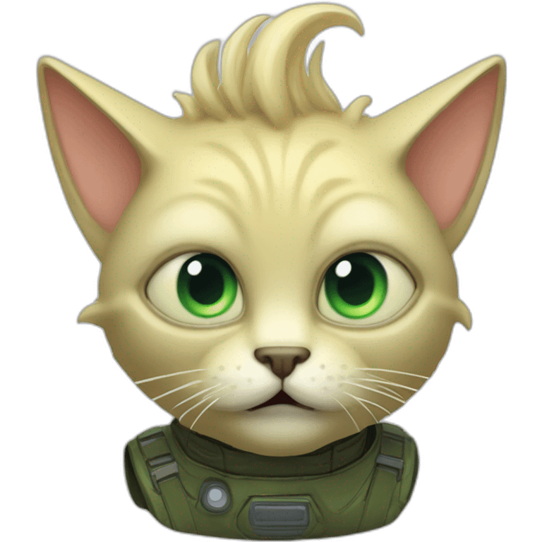 cat alien busey emoji