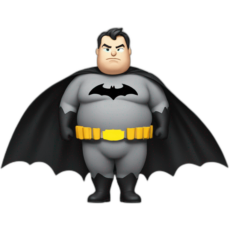 overweight batman emoji