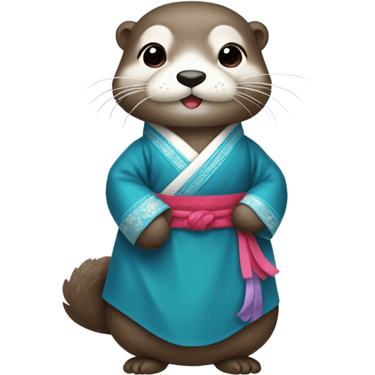 korean hanbok otter emoji