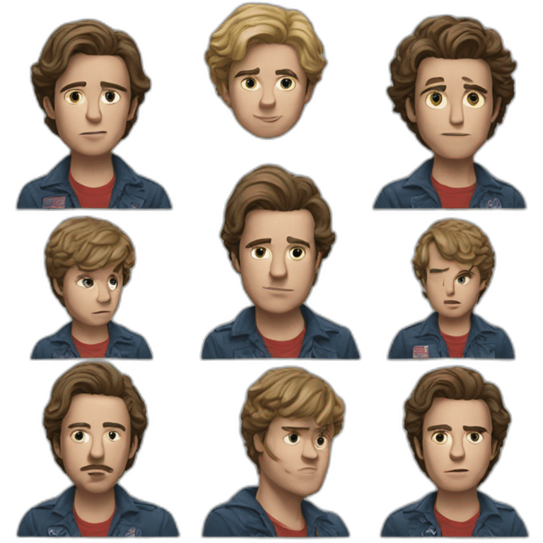 Extranger things serie emoji