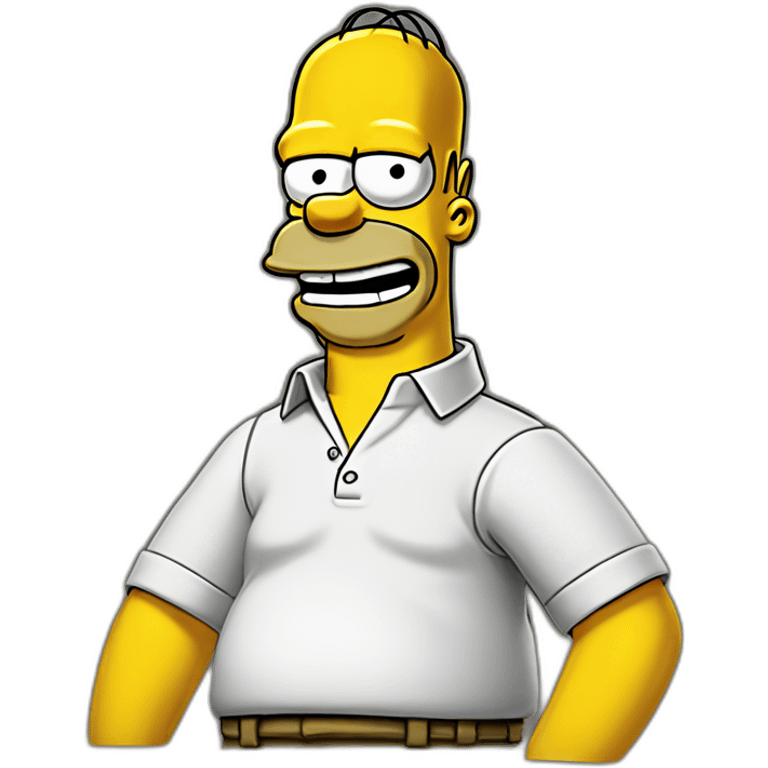 Homer Simpson Happy emoji