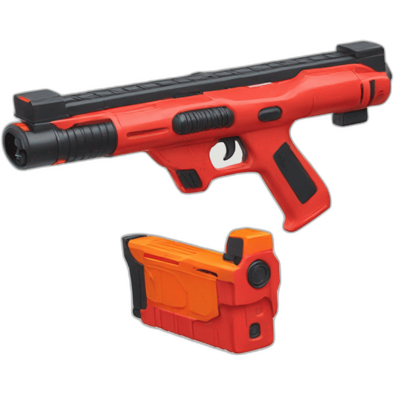 red nerf gun emoji