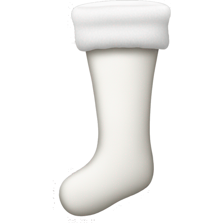 White stocking emoji