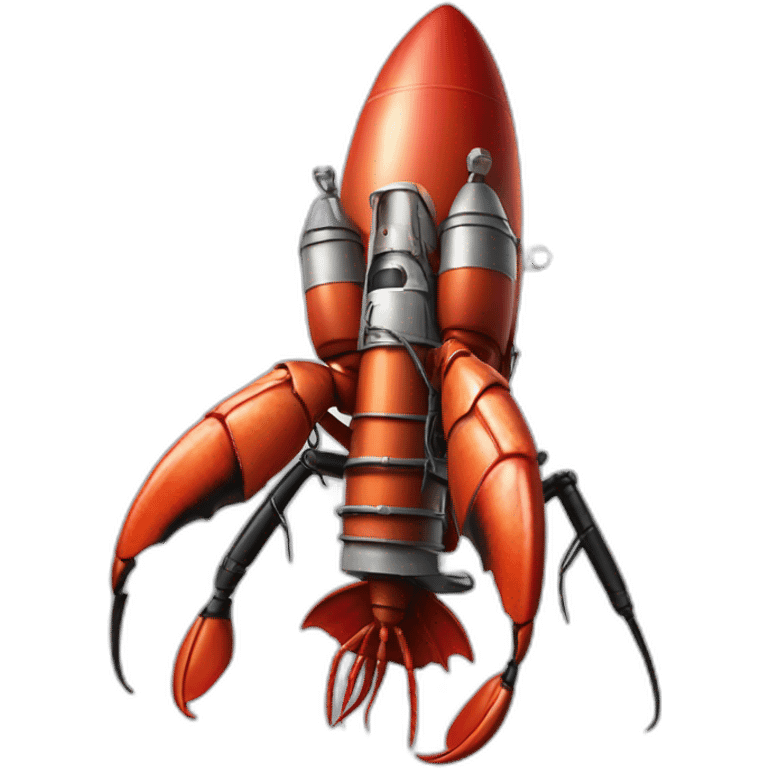 fast and furious lobster space rocket emoji