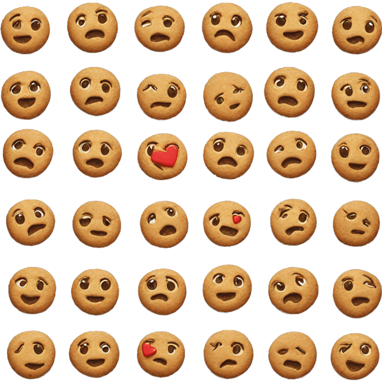 cookie in love emoji