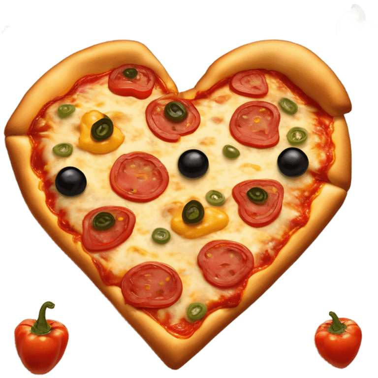 Pizza heart emoji