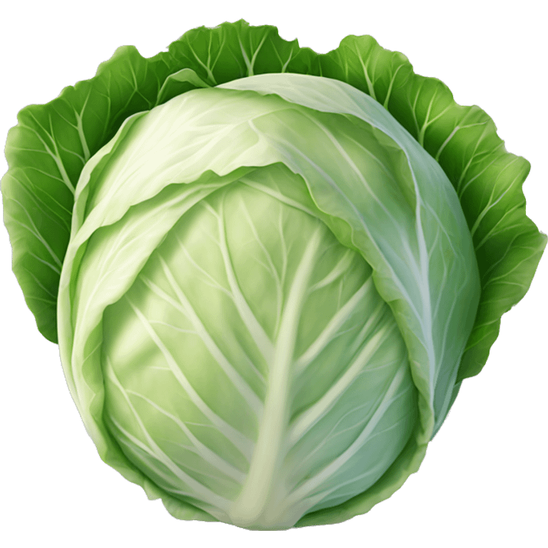 a white cabbage emoji