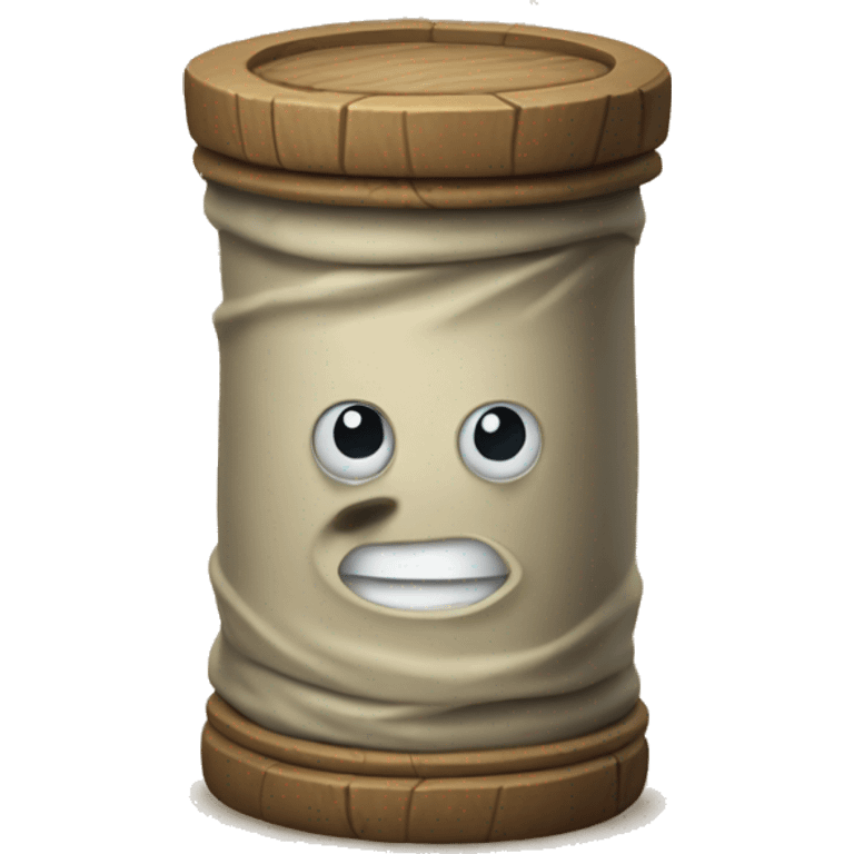 scrolljar without eyes and a scroll next to it emoji