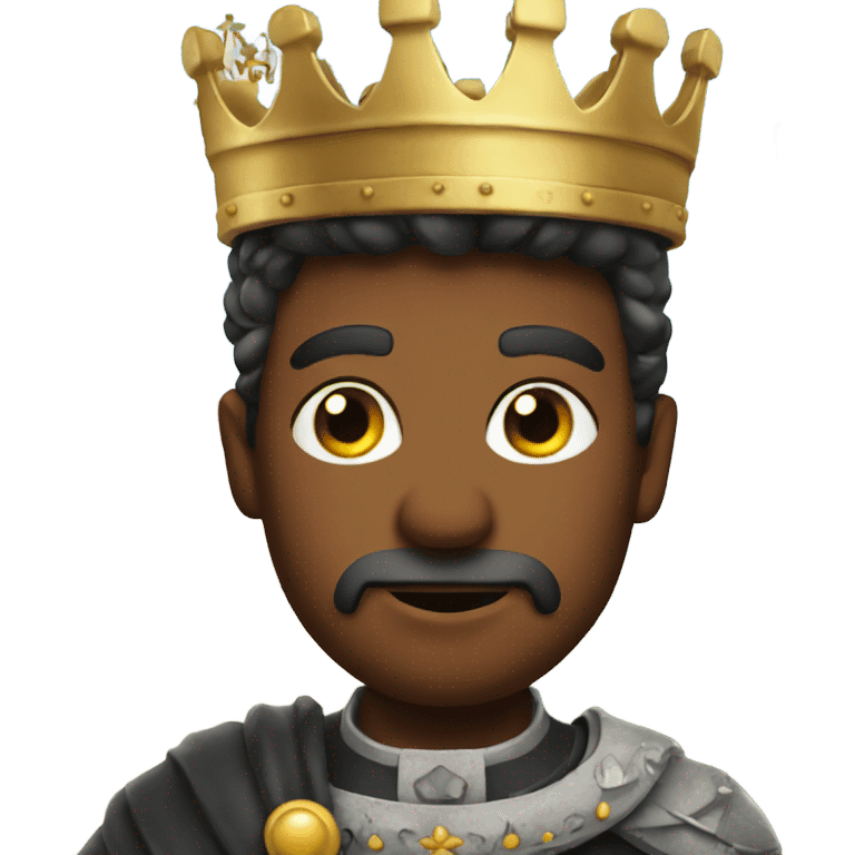 king in front of a castle emoji