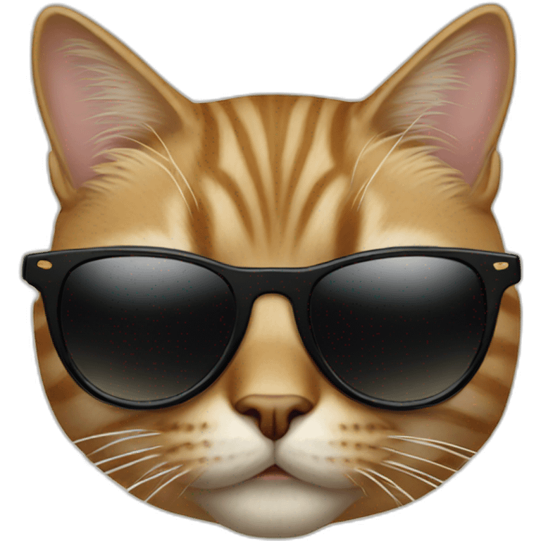 cat in black sunglasses emoji