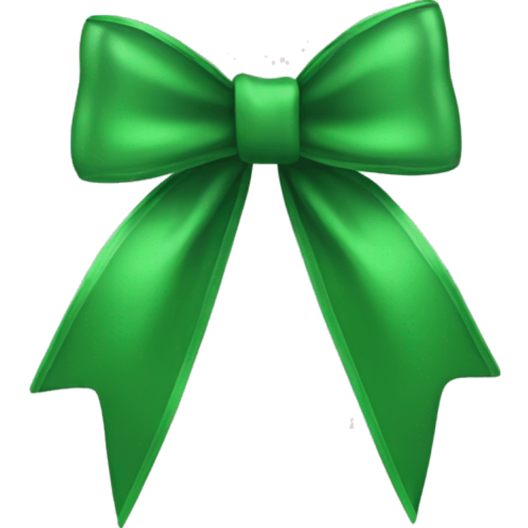 Green bow emoji