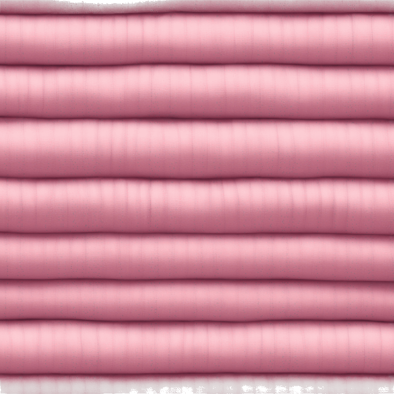 Stacked blankets in pink emoji