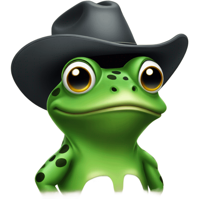 frog with cowboy hat emoji