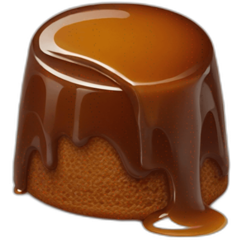 Sticky toffee pudding emoji