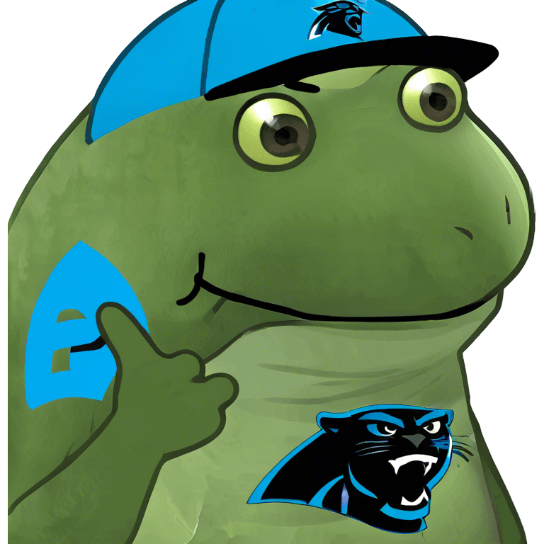 custom carolina panthers logo emoji