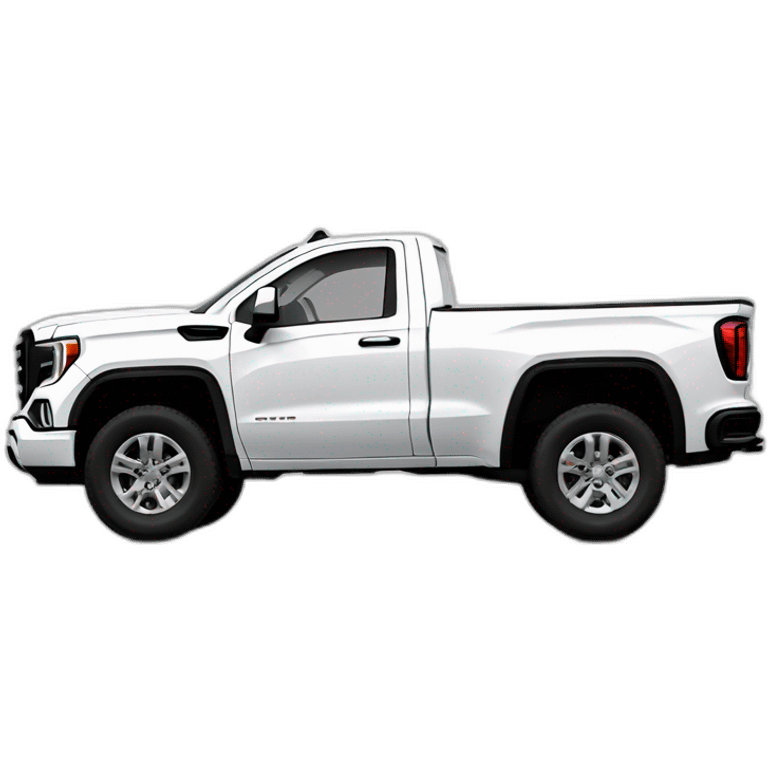 GMC SIERRA 2023 WHITE 2 DOORS emoji