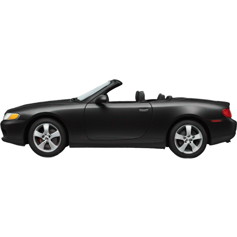 Car black side-view emoji