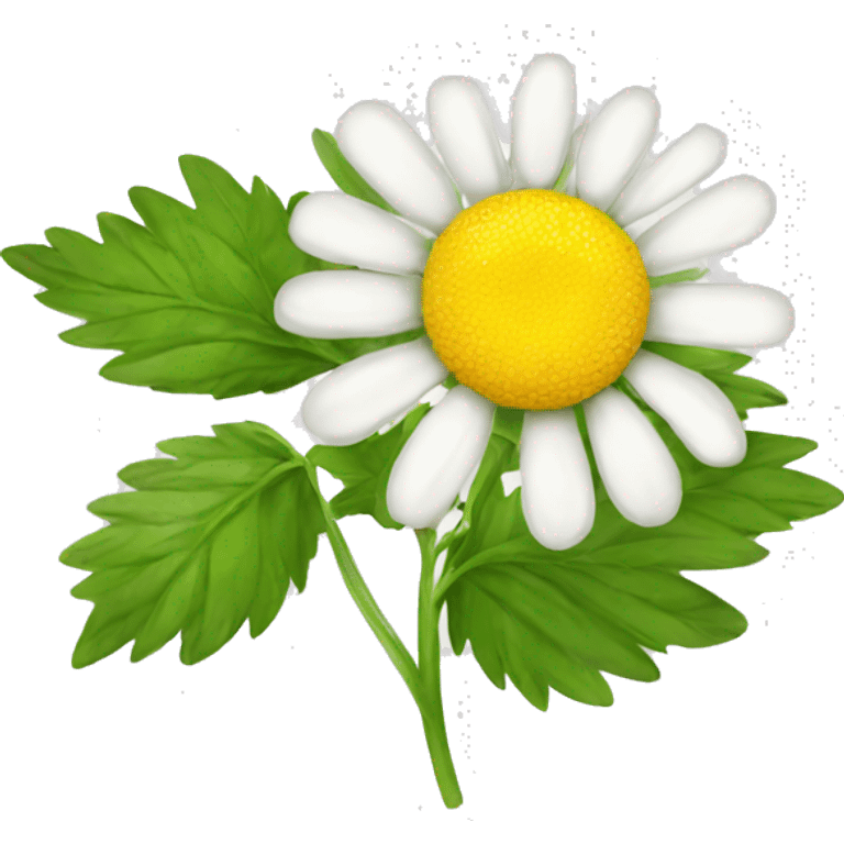 CHAMOMILE with leaf emoji