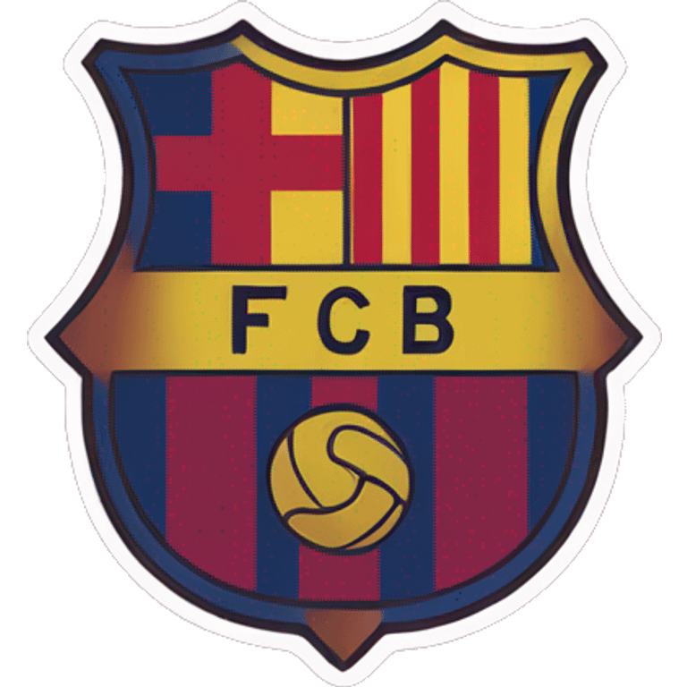 Fc Barcelona logo emoji