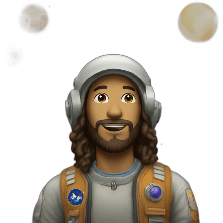 hippie in space emoji