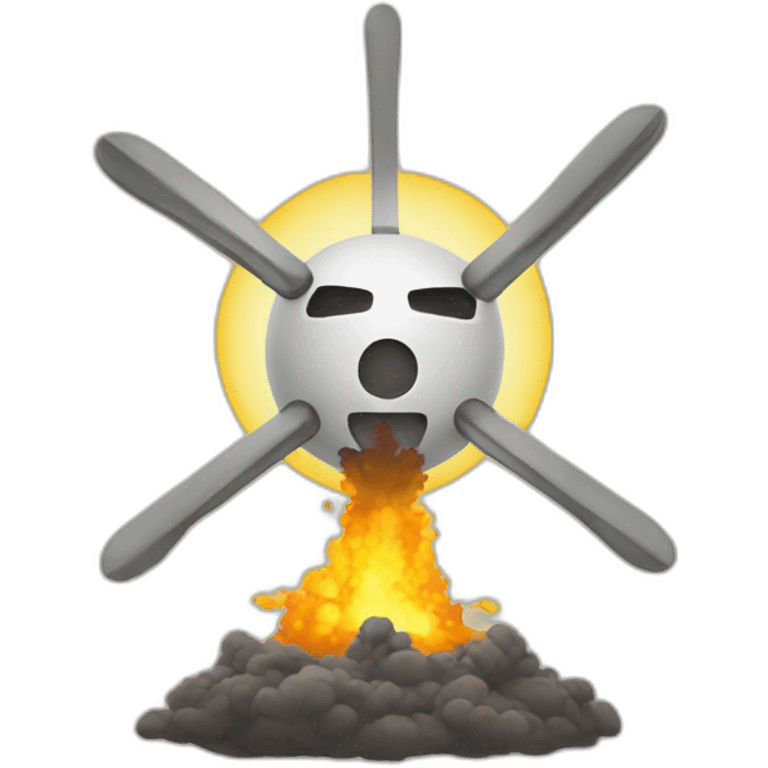 Atomic war emoji