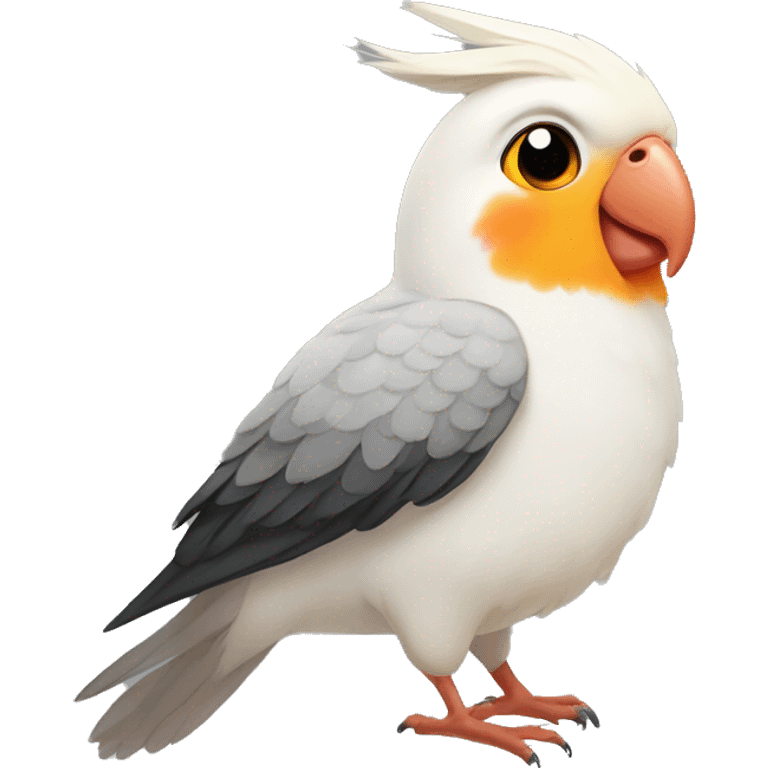 Cockatiel with orange cheeks  emoji