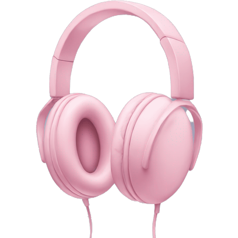 pastel pink headphones emoji