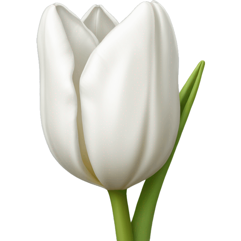 white tulip emoji