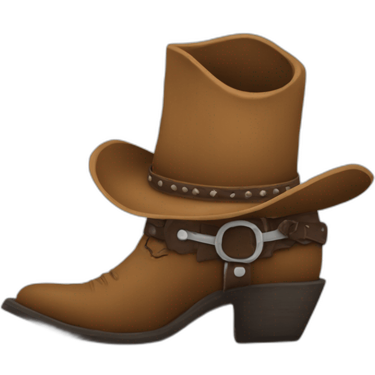 Botas cowboy emoji