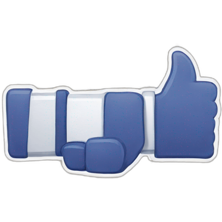 Facebook logo emoji