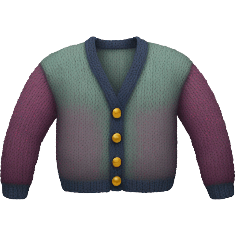 knitted cardigan emoji