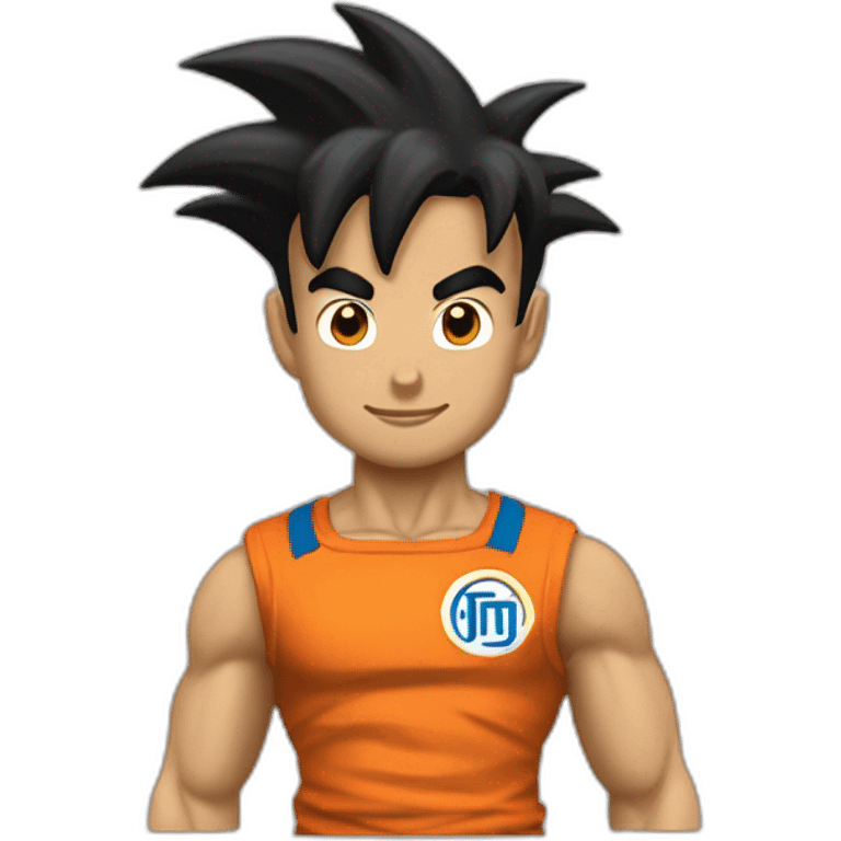 So'n Goku trägt ein Dackel auf der rechten Seite emoji